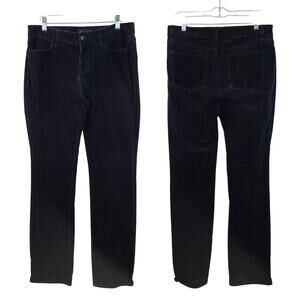Talbots Signature Black Corduroy Pants Jeans Slacks 10 L 32 x 34